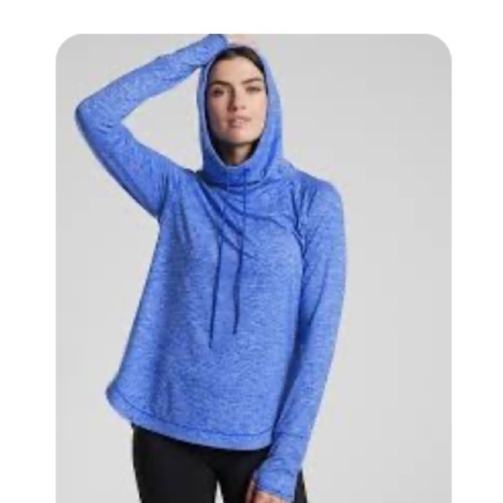 Athleta Blue Hoodie Sz S